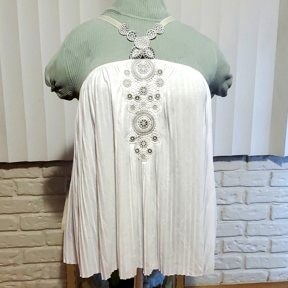 Moda international top white color - Picture 1 of 6